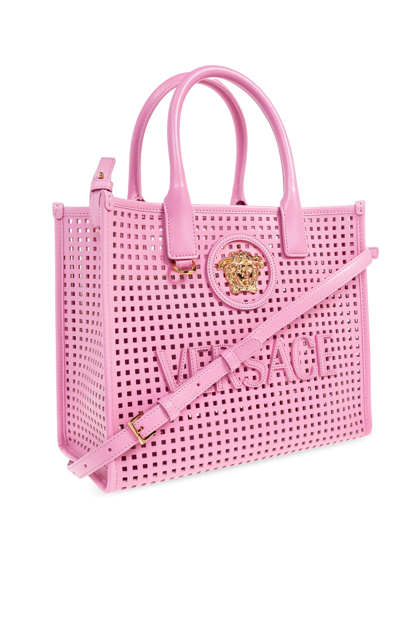 【関税込み】Shopping bag - Versace - Leather - Pink Pink Shopper bag Versace - Vitkac AS